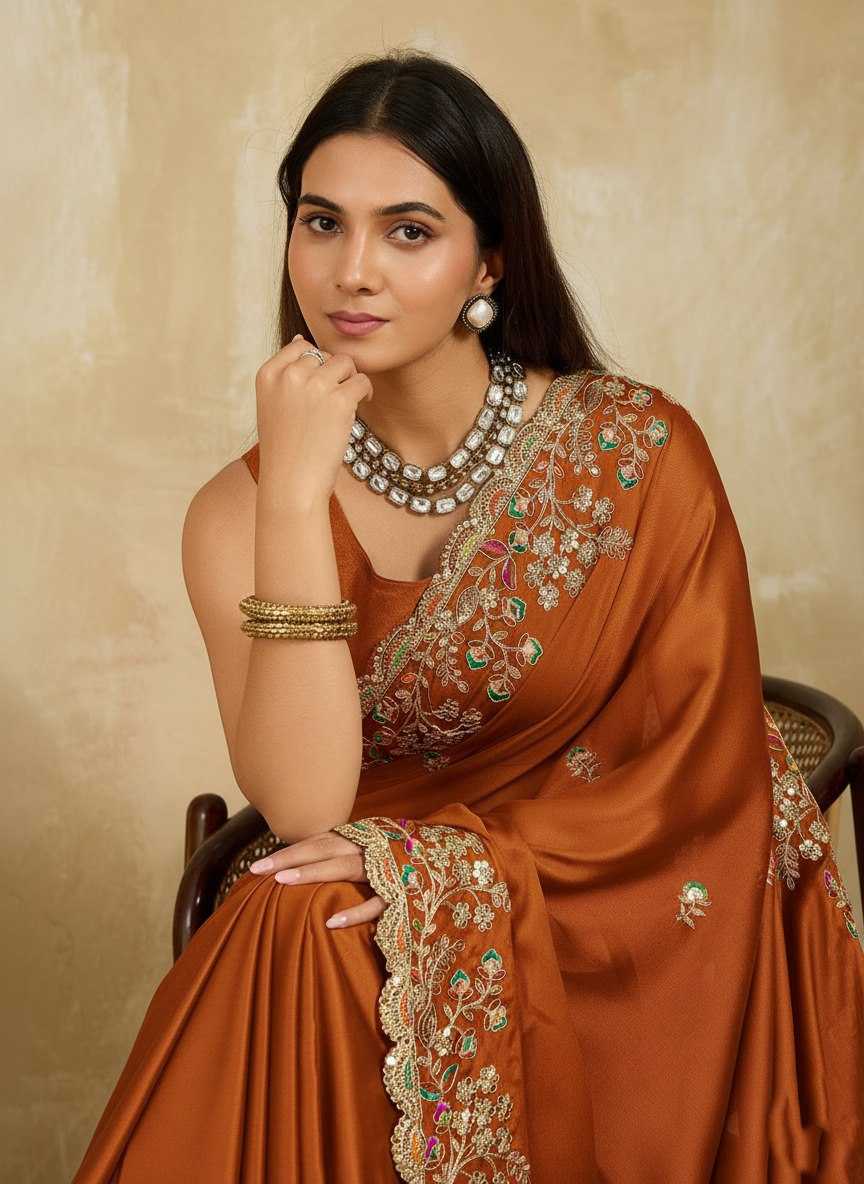 Rangoli Silk Embroidered Sarees